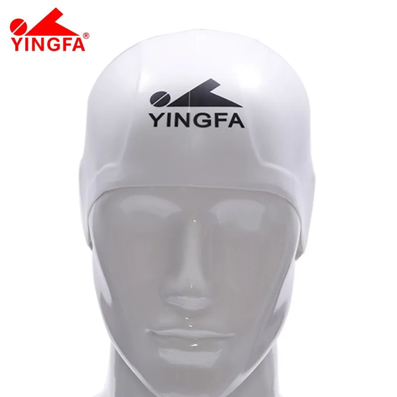 Фото Шапочка для плавания Yingfa/Big: тренировочная, для соревнований, скоростная, комфортная, с 3D-дизайном №3