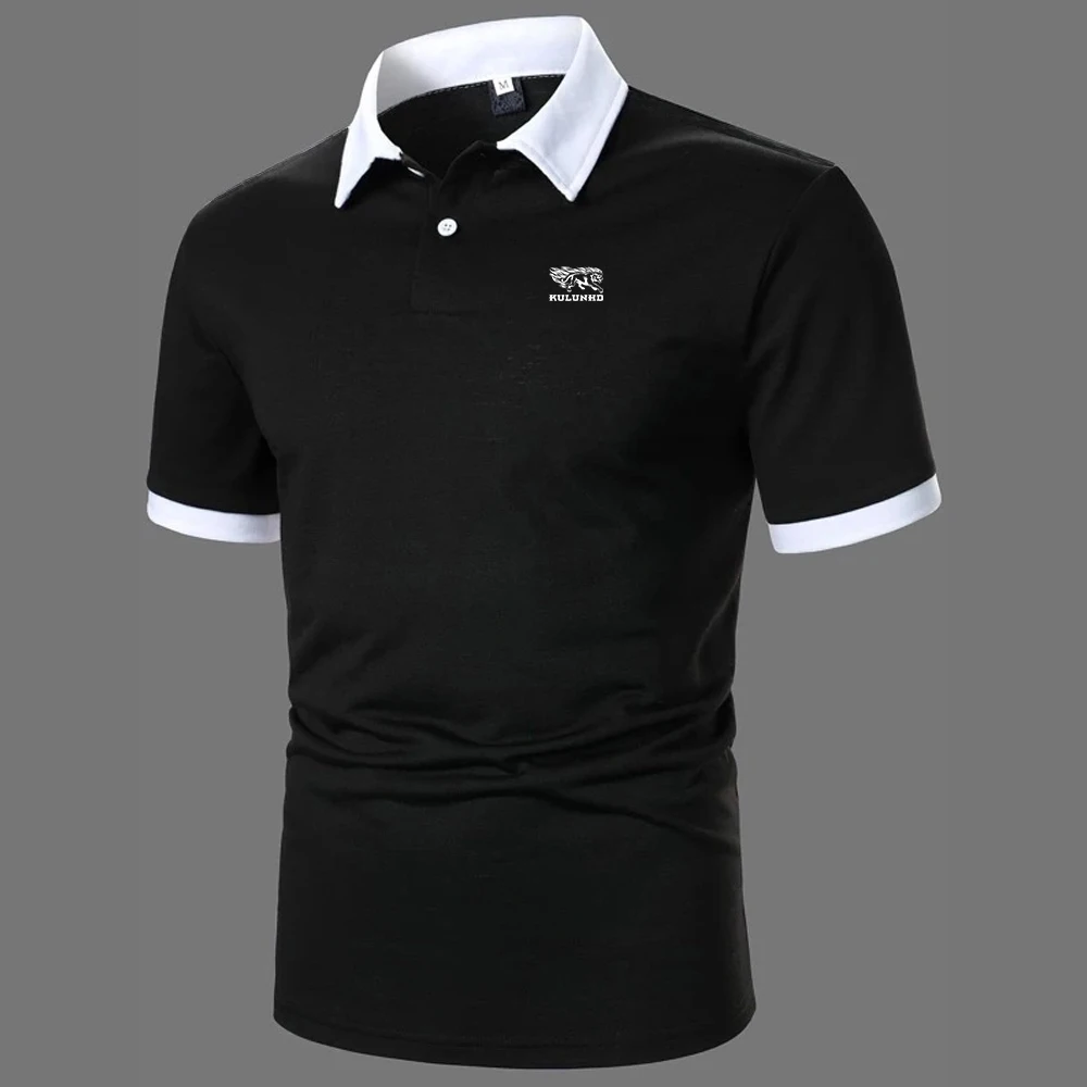

Summer Men Fashion and Casual Short Sleeve Printed Polo Shirt