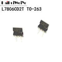10pcs l7806cd2t l7806 l7806c2t to 263 new and original ic chipset mosfet mosft to263 three terminal voltage regulator
