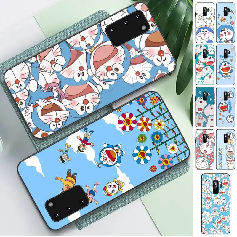

BANDAI Cute Cartoon Doraemon Phone Case for Samsung S10 21 20 9 8 plus lite S20 UlTRA 7edge