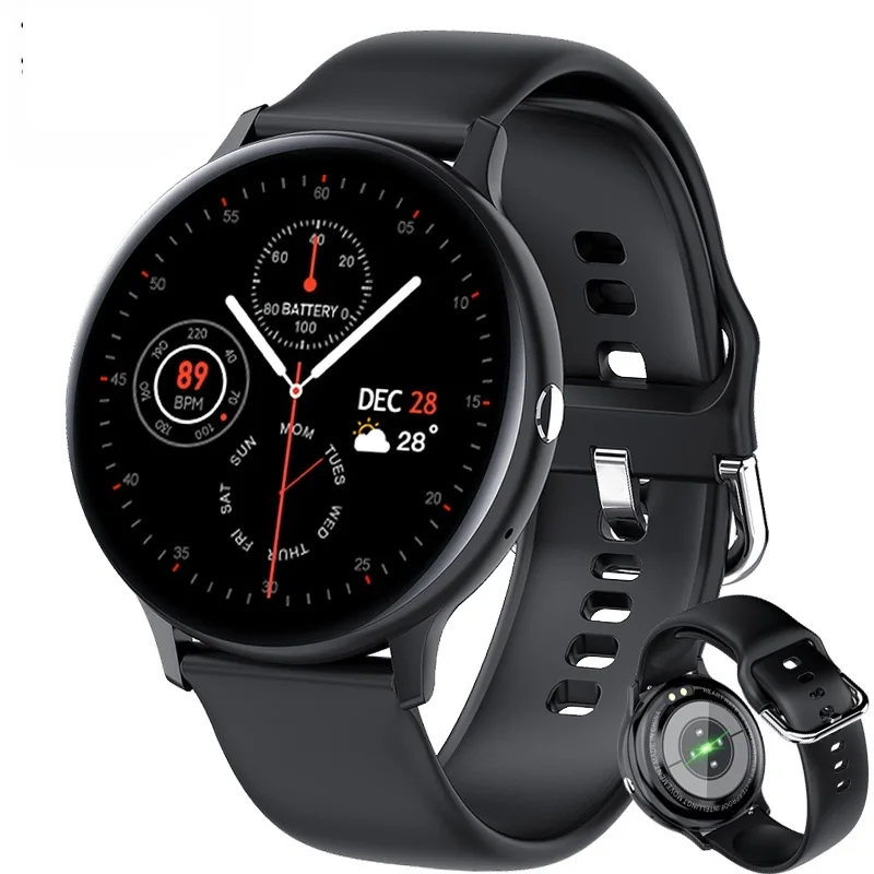 

LIGE 2021 New Bussiness Smart Watch Men Music Playback Heart Rate Bluetooth Call Waterproof Sports Smartwatch For Android iOS