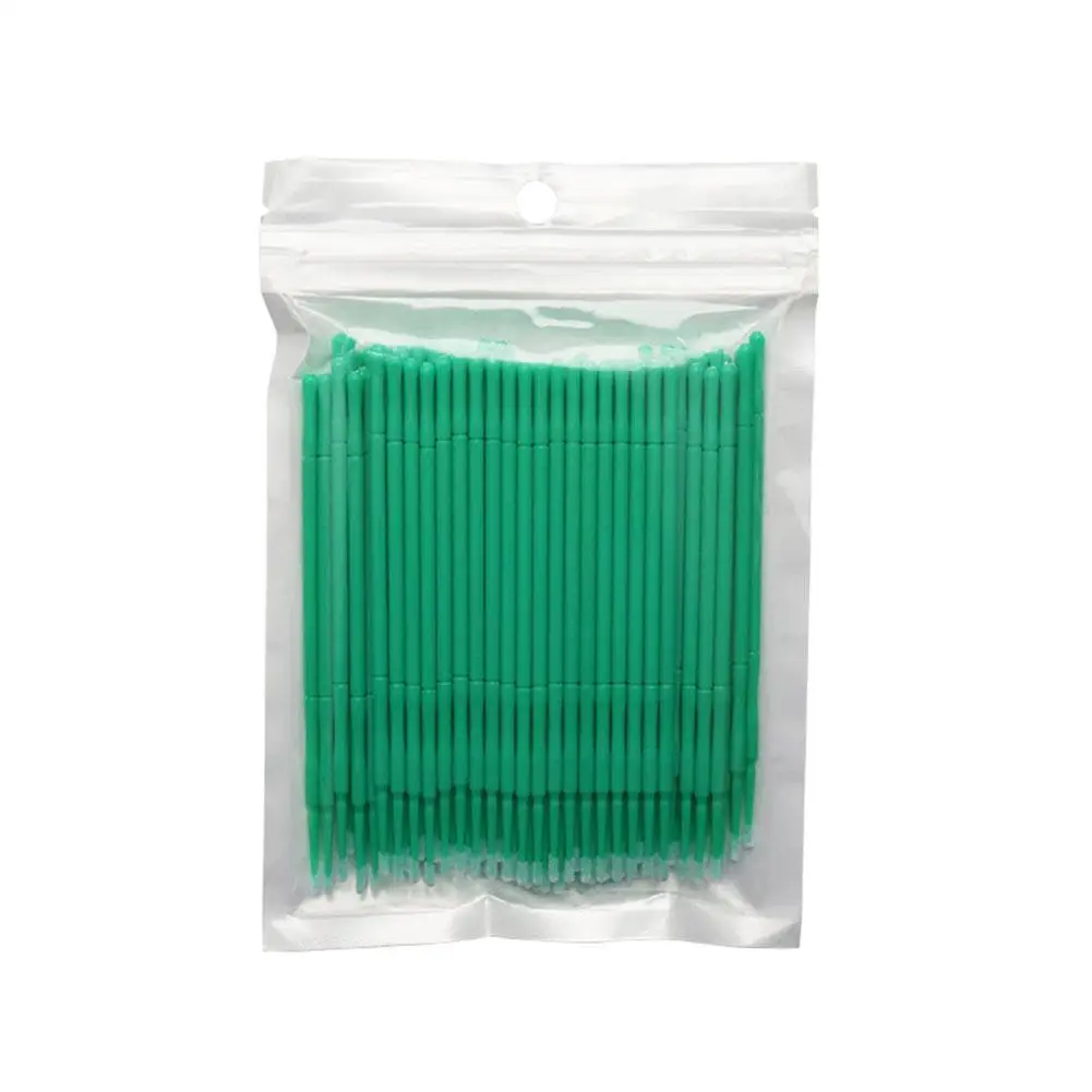 

100pcs/lot Brushes Paint up Up Paint Micro Brush Tips Mini Head Brush Disposable Tip Car Maintenance Tools Car Applicator