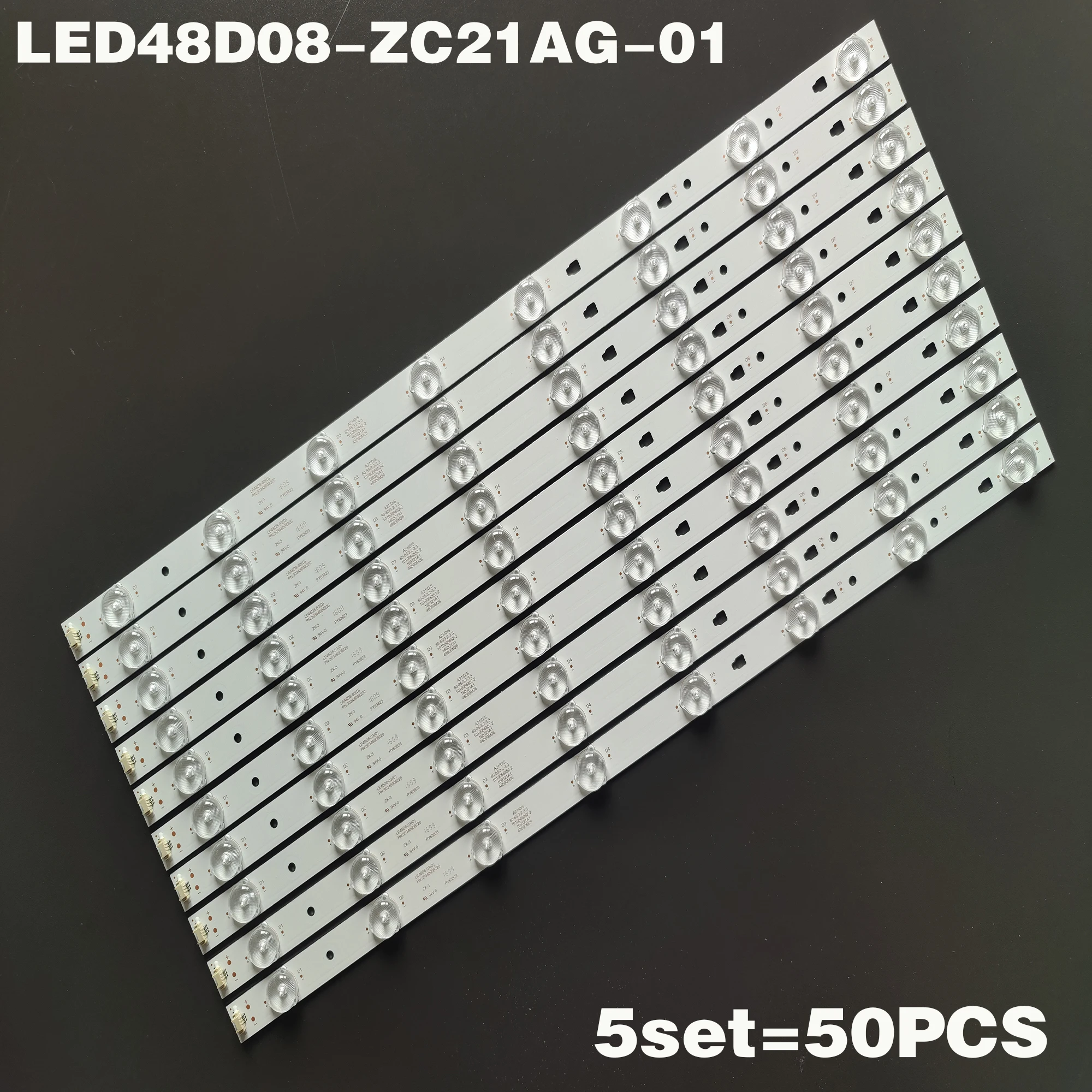 50pcs LED Backlight bar for LE48B510F LSC480HN10 LS48H310G LE48G520N LE48U5000TF TF-LED48S39T2S LED48D8 LE48D8-03 D 3034800822