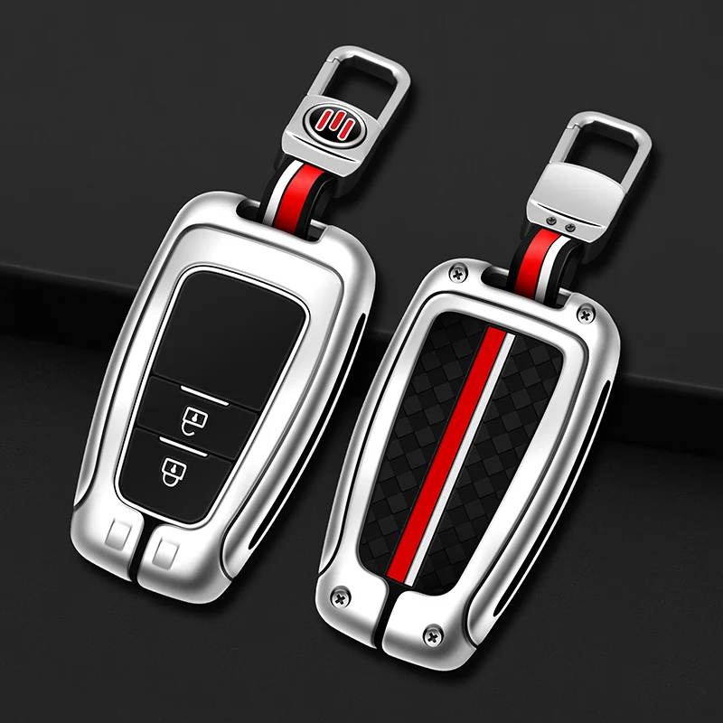 

Metal Car Remote Key Case Cover Shell Fob For Toyota Corolla Camry CHR C-HR RAV4 Land Cruiser Prado Avalon Keyless Accessories