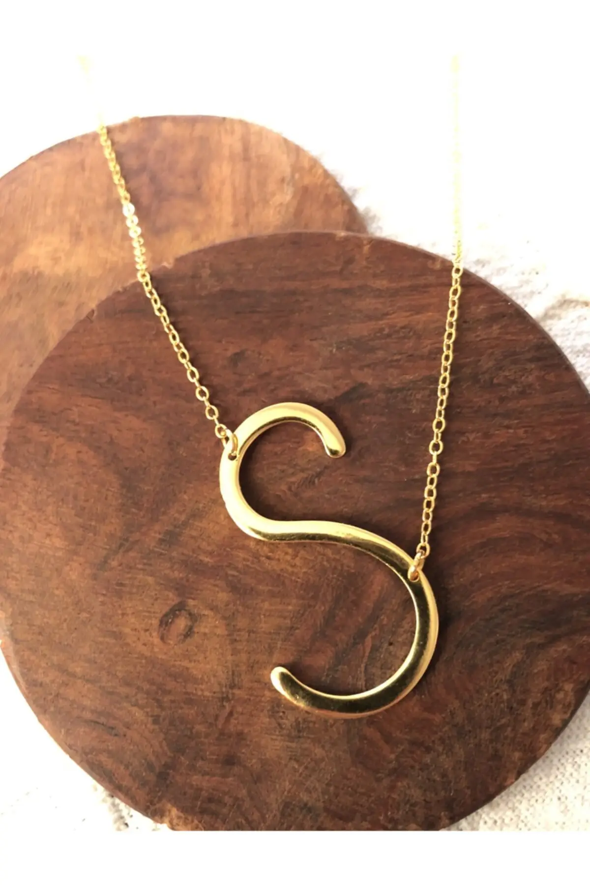 

Женское модное ювелирное ожерелье S uppercase