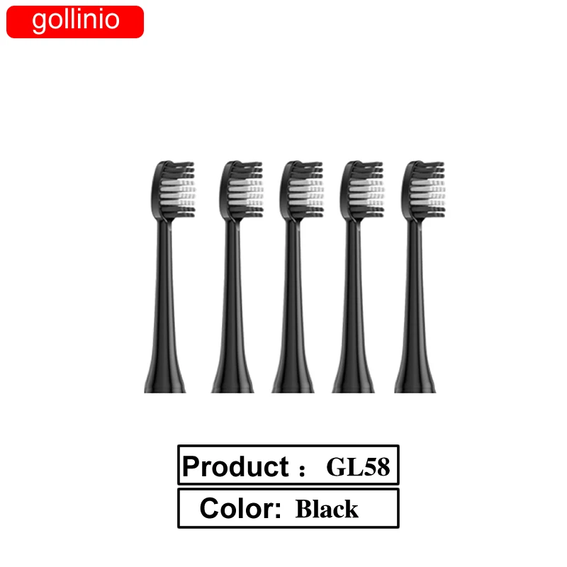 

gollinio Brand Electric Toothbrush Head soft brush head sensitive Replacement GLBRUSHHEAD GL58