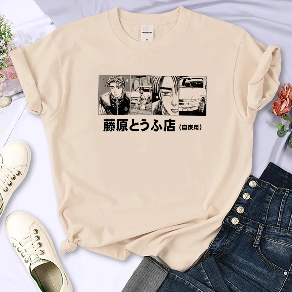 

Initial d t shirt women funny tshirt female 2000s clothing