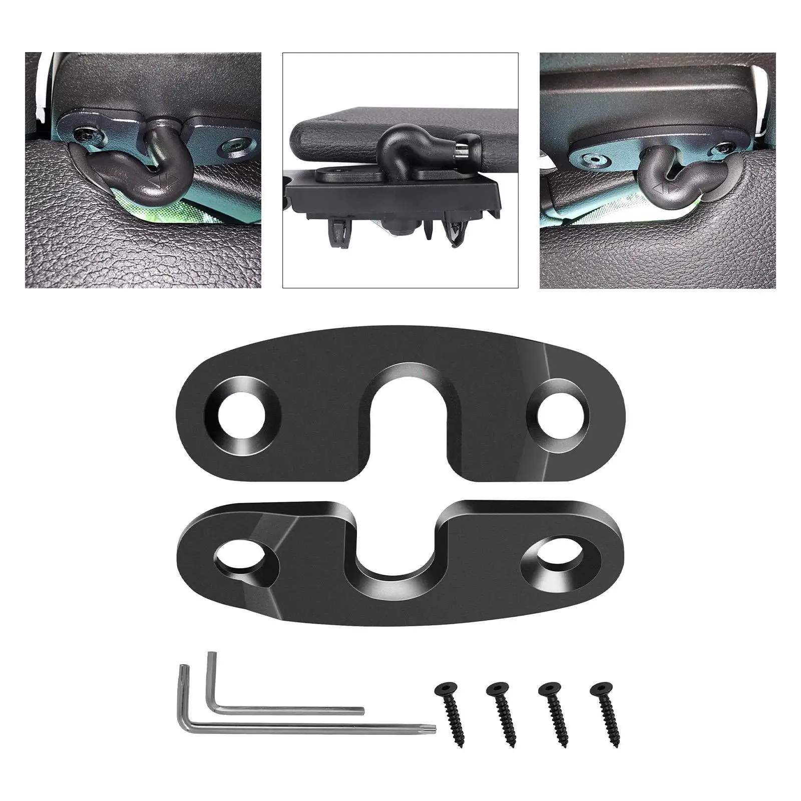 Sun Visor Repair Kit Aluminium Clips for Jeep Wrangler Jt JK