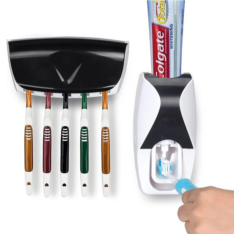 

Sticky Toothpaste Squeezer for Bathroom Toothpaste Dispenser Set Dustproof Auto Toothpaste Dispenser bathroom accessories home