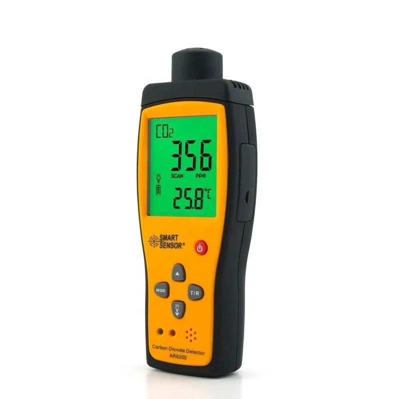 

Portable Co2 gas meter carbon dioxide gas analyzer Smart Sensor AR8200