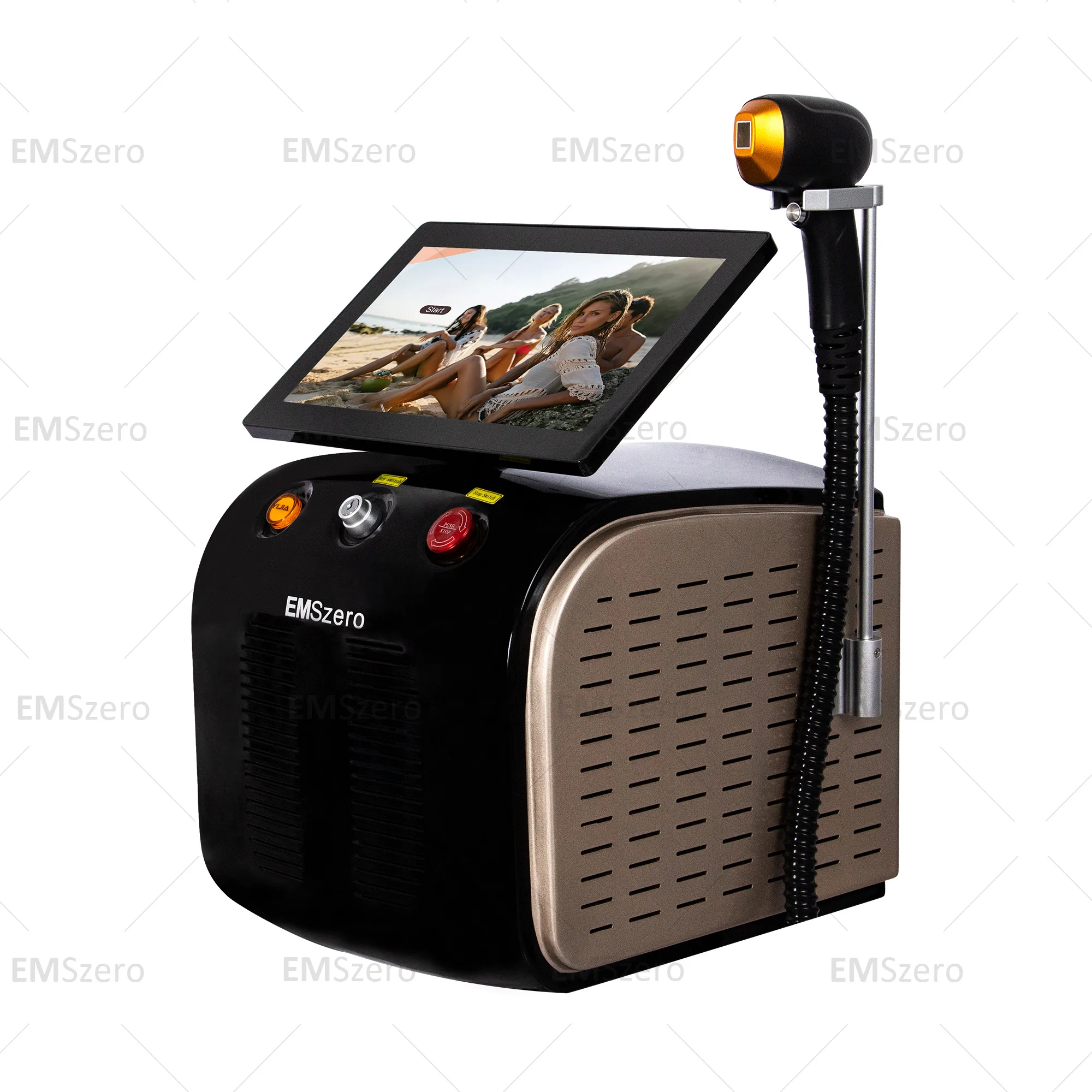 2 IN 1Professional Diode Ice Titanium Laser Body Hair Removal Machine 2024 Portable 808 755 1064 Alexandrite Device 4 waves IPL