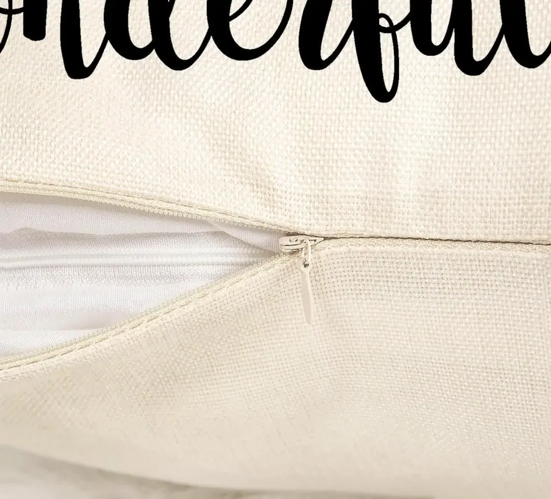 Рождественский чехол для подушки в клетку Buffalo черный белый цвет рождественские