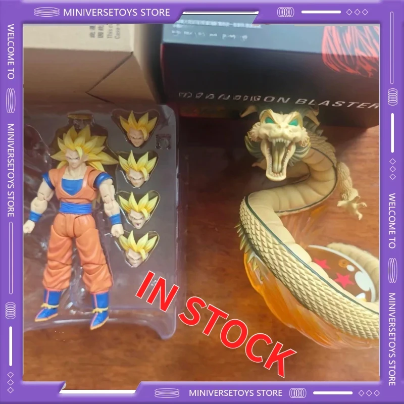 Фото В наличии: Фигурка Супер Сайян 3 Гоку 1/12 SHF Demoniacal Fit Dragon Ball Z SSJ3, подвижная ПВХ-фигурка для фанатов №2