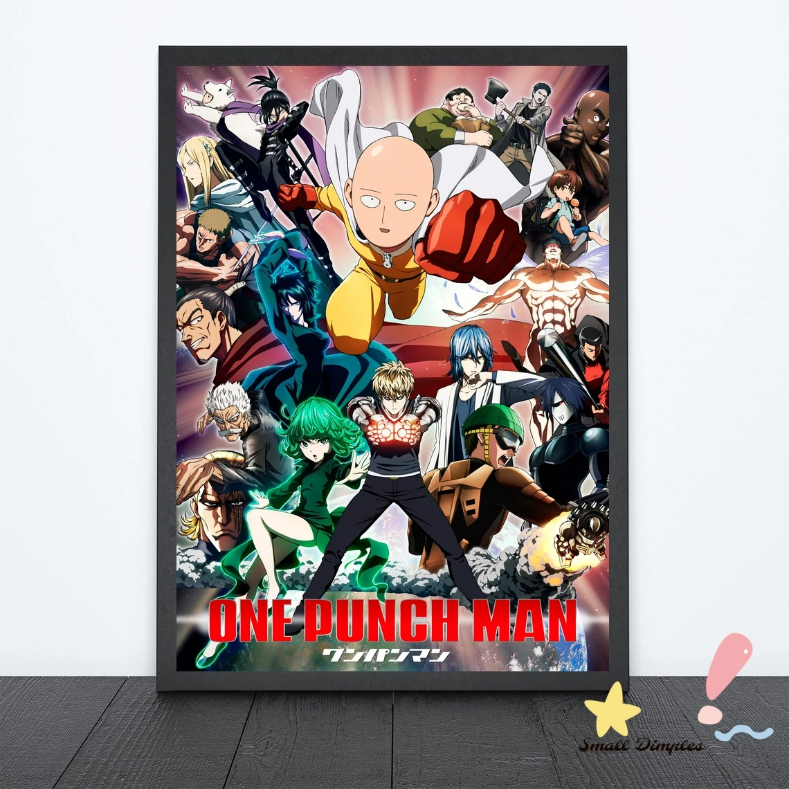 

Постер аниме One - Punch Man, холст, Художественная печать, украшение для дома, настенная живопись (без рамки)