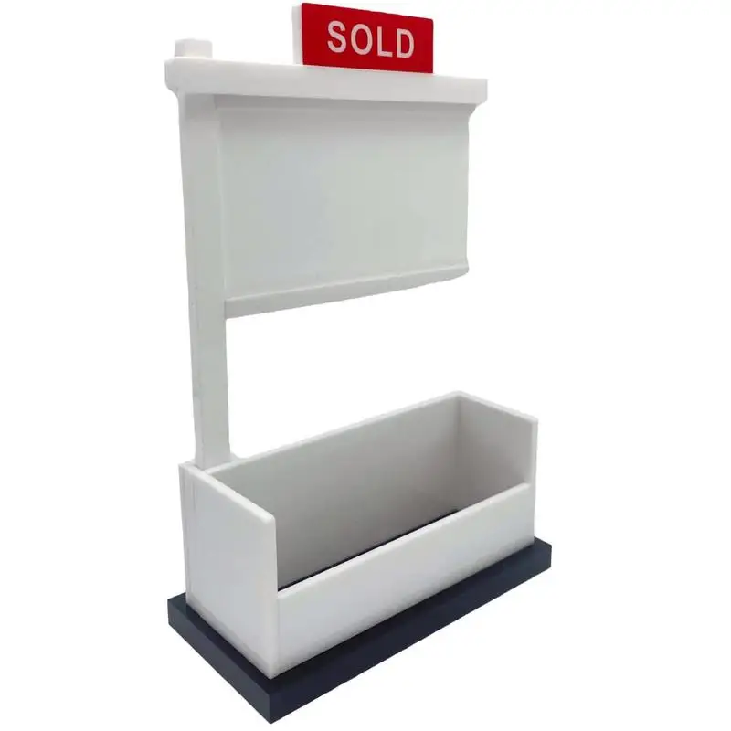 

Real Estates Business Card Holder Display Wood Real Estates Agent Business Card Holder Real Estates Card Stand With Sold Sign