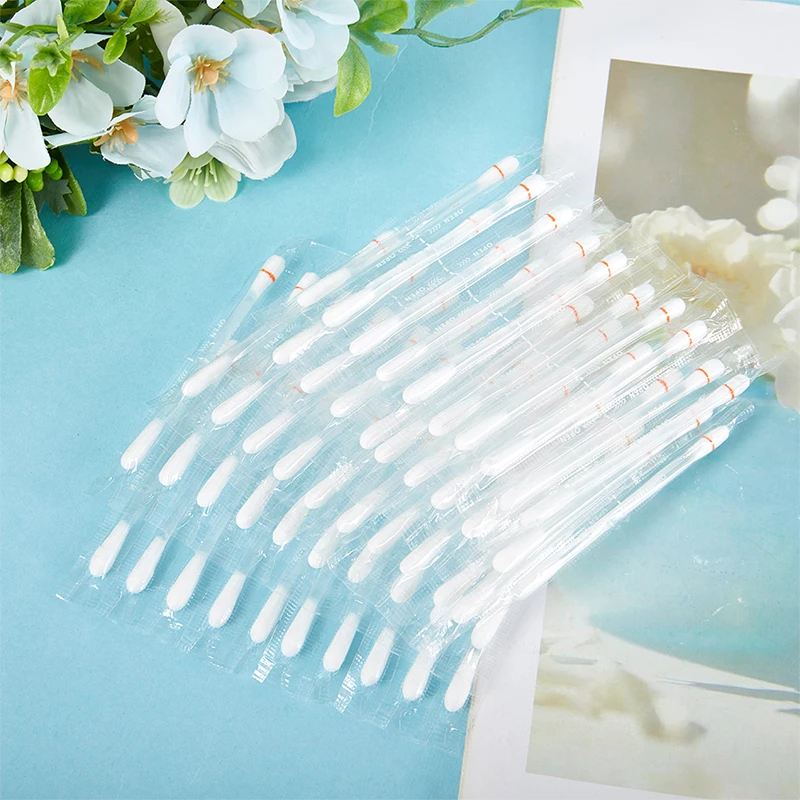 

50/100Pcs Disposable Cotton Swab Cleaning Removing Brush Applicators Makeup Tool