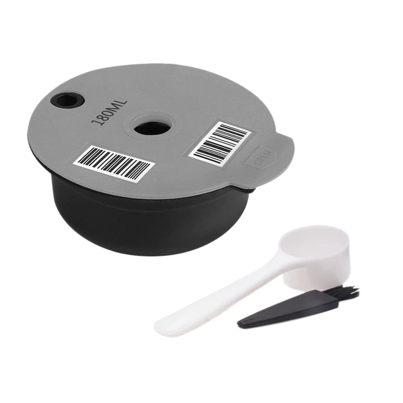 

Reusable Coffee Capsules Pods For Tassimo Machines Coffee Filter Refillable Coffee Pods With Spoon Brush