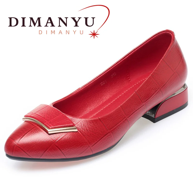 Real Leather Formal Female Shoes Fashion Spring 2023 New Lady Pointy High Heels Shallow Mouth Women's Casual Shoes