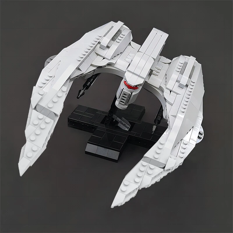 

Набор кирпичей MOC Cylon Raider MK II, Космический Галактический космический корабль, набор строительных блоков для истребителей, кирпичи, игрушки для детей, подарки