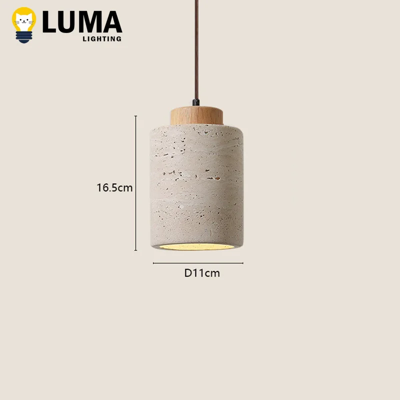 

Подвесной светильник MOSA ZX желтый из травертина