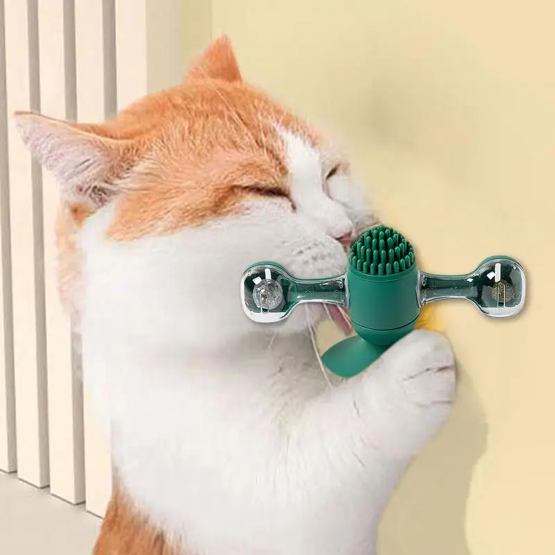 Ветряная мельница проигрыватель игрушка для кошек вращающийся игрушечный шар