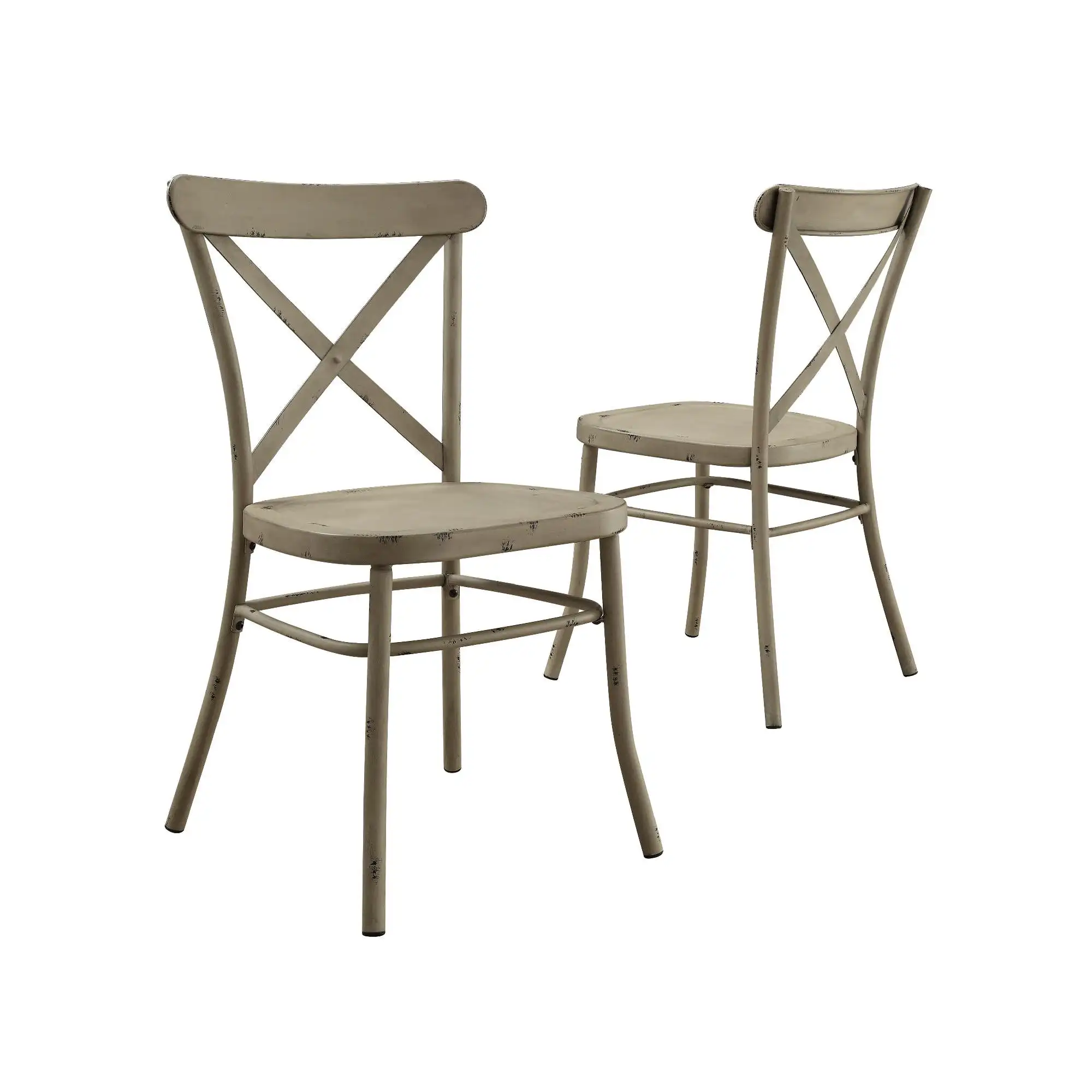 

Collin Distressed White Dining Chair, Set of 2, Multiple Finishes