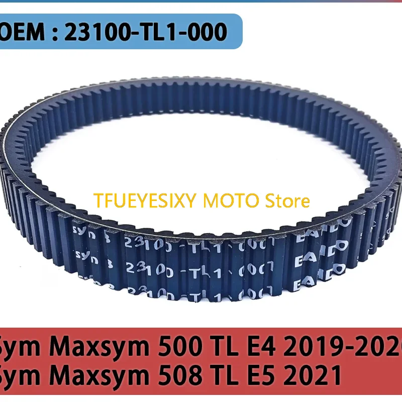 Приводной ремень мотоцикла TFUEYESIXY Kevlar + EPDM 23100-TL1-000 для Sym Maxsym 508 TL E5 2021 500 E4 2019-2020 SymTL500