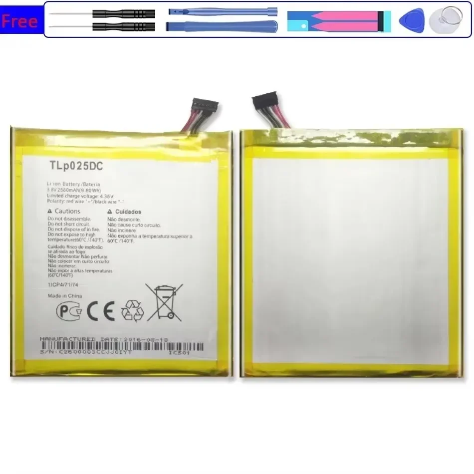 TLP025DC Tlp025d2 Аккумулятор для Alcatel Pixi 4 6 0 OT 9001A 9001X 9001D 8050D OT-8050 Литий-полимерные
