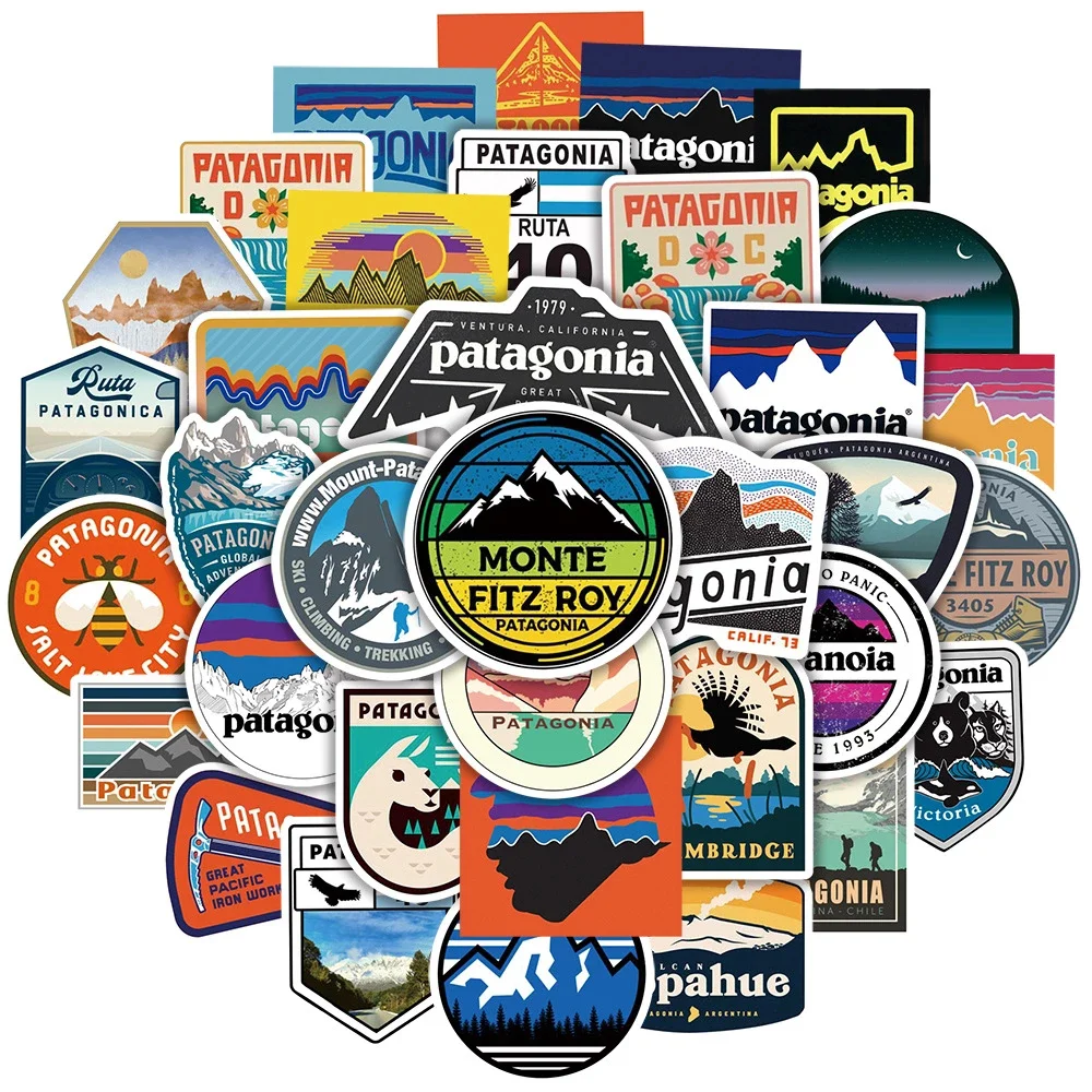 

10/30/50PCS Patagonia Stickers Graffiti Laptop Luggage Hand Camping Landscape Stickers Stickers Toys Wholesale