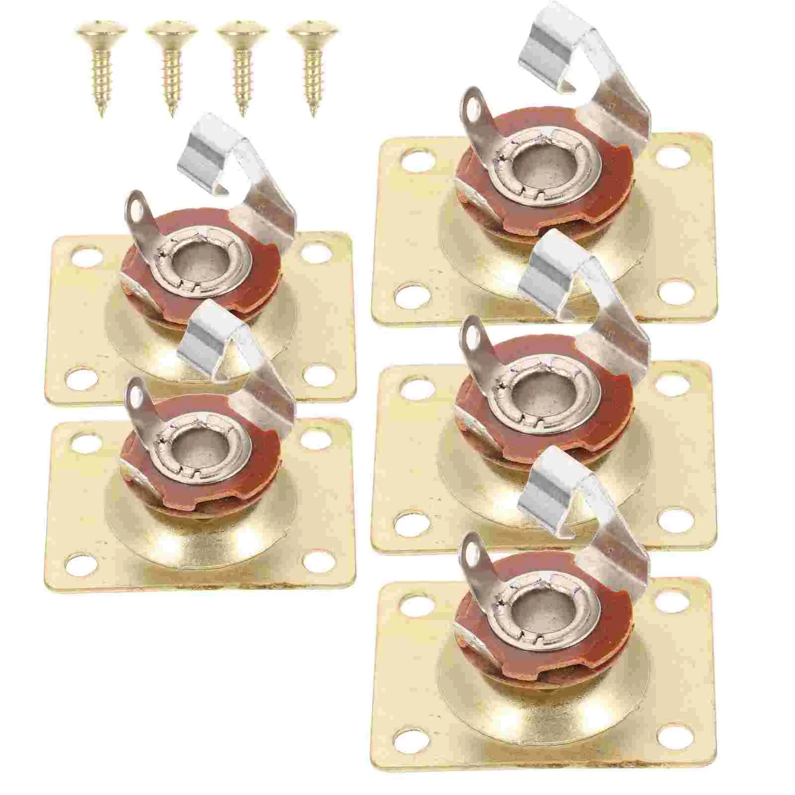 

5pcs Guitar Jack Plate Jack Output with Screws for Electric Guitar Bass Replacement Parts ( )