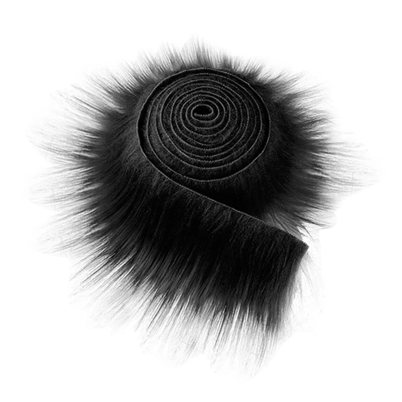 Лента из искусственного меха для рукоделия шитья одежды пушистая отделка ткани