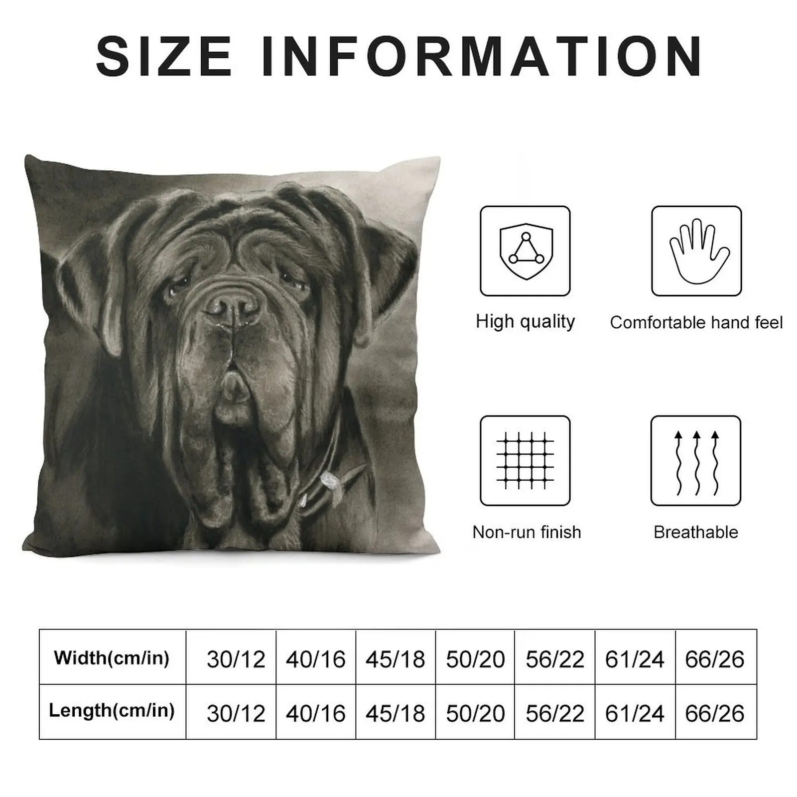 Неаполитан Мастиф Мастино Неапольтано Декоративная подушка Пледы Наволочки