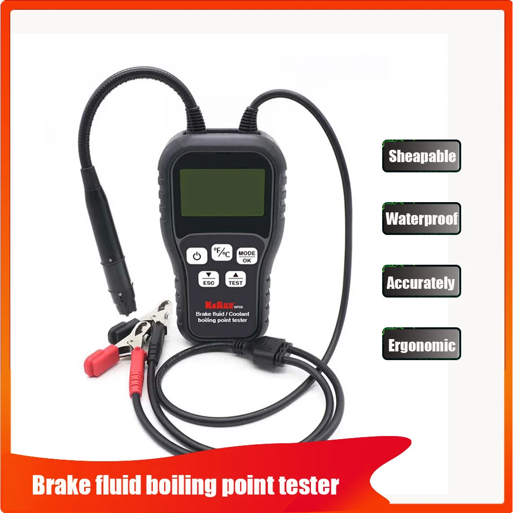 

Brake Fluid Boiling Point Tester DOT3/4/5.1 Auto Diagnostic Analyzer Tool Protable Design Reliable And Accurate Rapidly Result