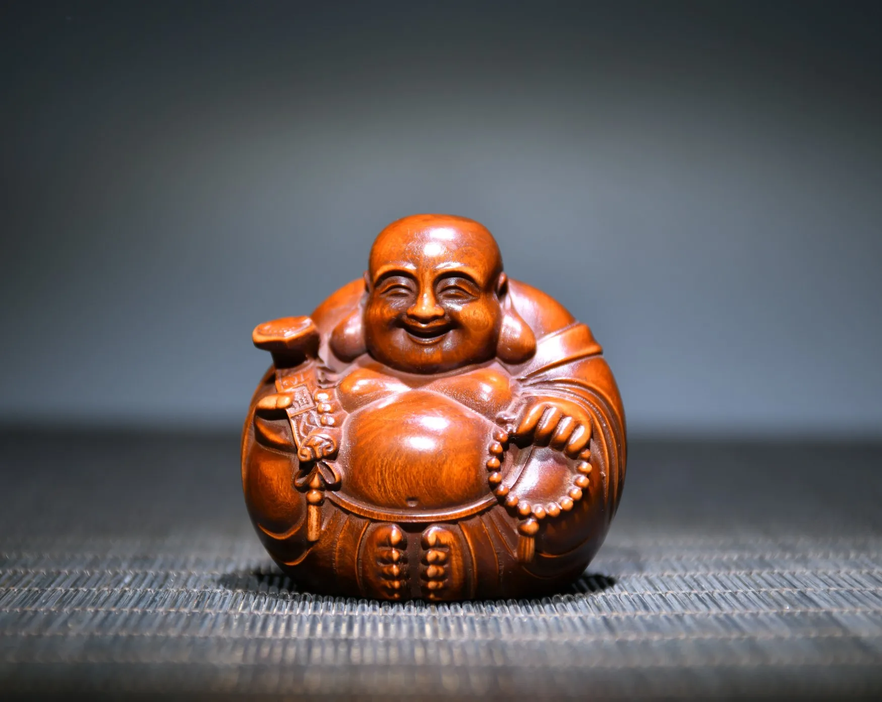 Китайская народная коллекция 6 дюймов старая бронзовая латунная патина