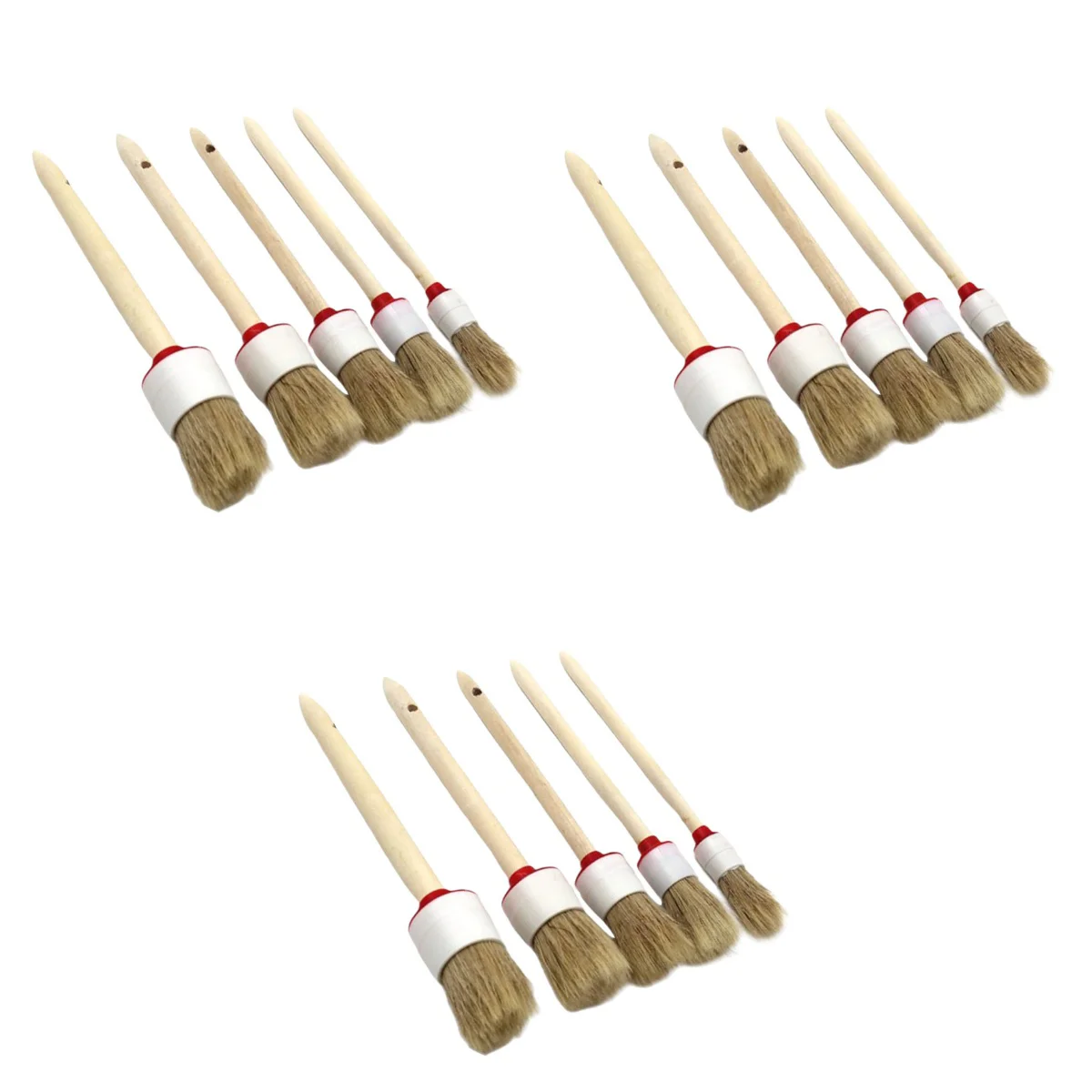 

15 pcs Car Tyre Cleaning Brushes Wheel Tire Gap Brushes Hanging Brushes Multi-function Brushes