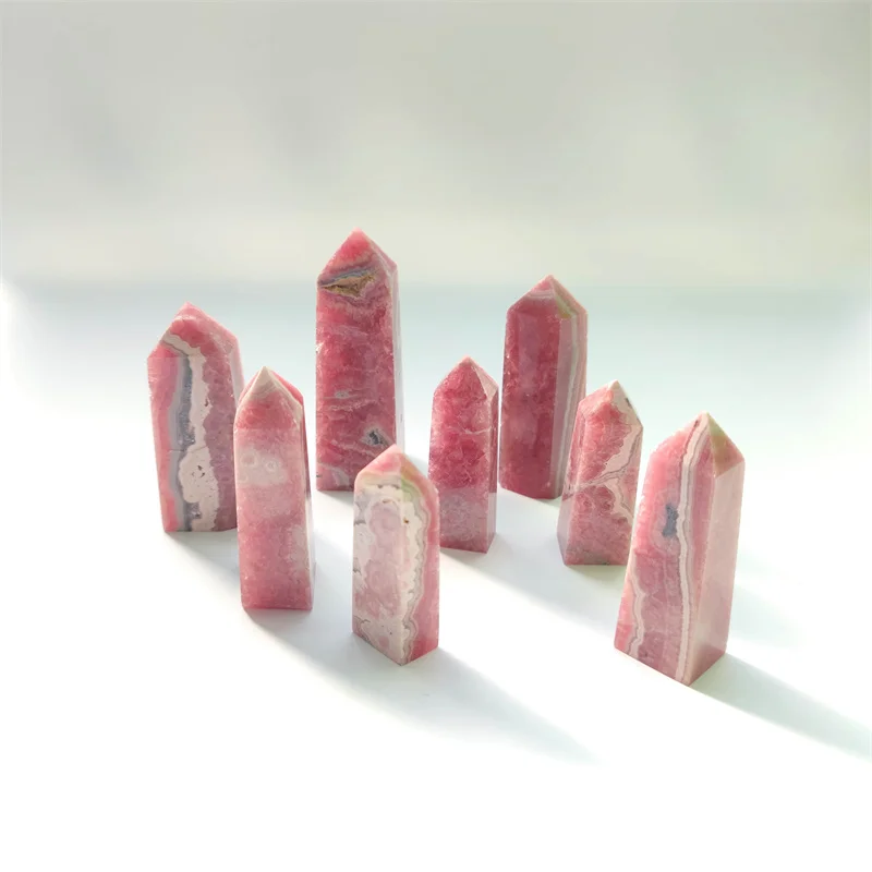 

Wholesale Natural High Quality Healing Crystal Rhodocrosite Obelisk Tower for Gifts SJ