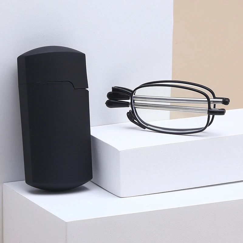 

Folding reading glasses for men with protective shell anti-blue light reading glasses for women 1.0 1.5 2.0 2.5 3.0 3.5 4.0