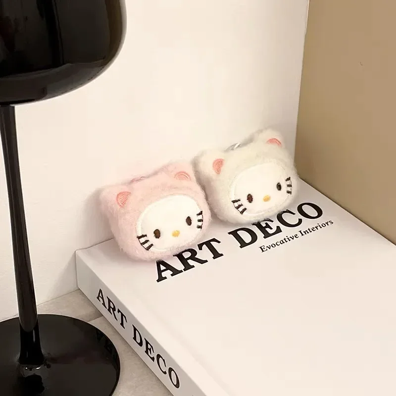 Kawaii Sanrio мультфильм Hello Kitty вышитая кукла брелок милый девочка рюкзак плюшевая