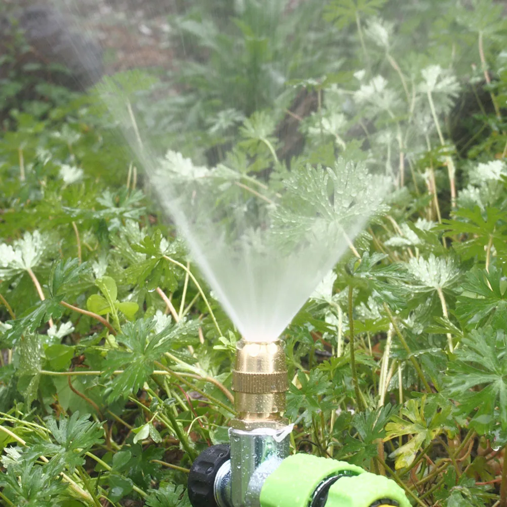 

1/2 Inch Garden Misting Water Nozzles Hose Connector Brass Adjustable Sprinkler For Watering Rockery Landscape Irrigation Part