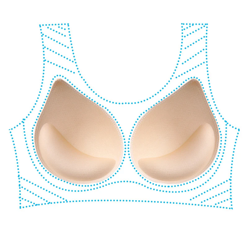 

3D Push Up Sponge Bra Pads For Bikini Women Underwear Small Breast Lift Plasticity Padded Bra Lining Swimsuit Bra Inserts
