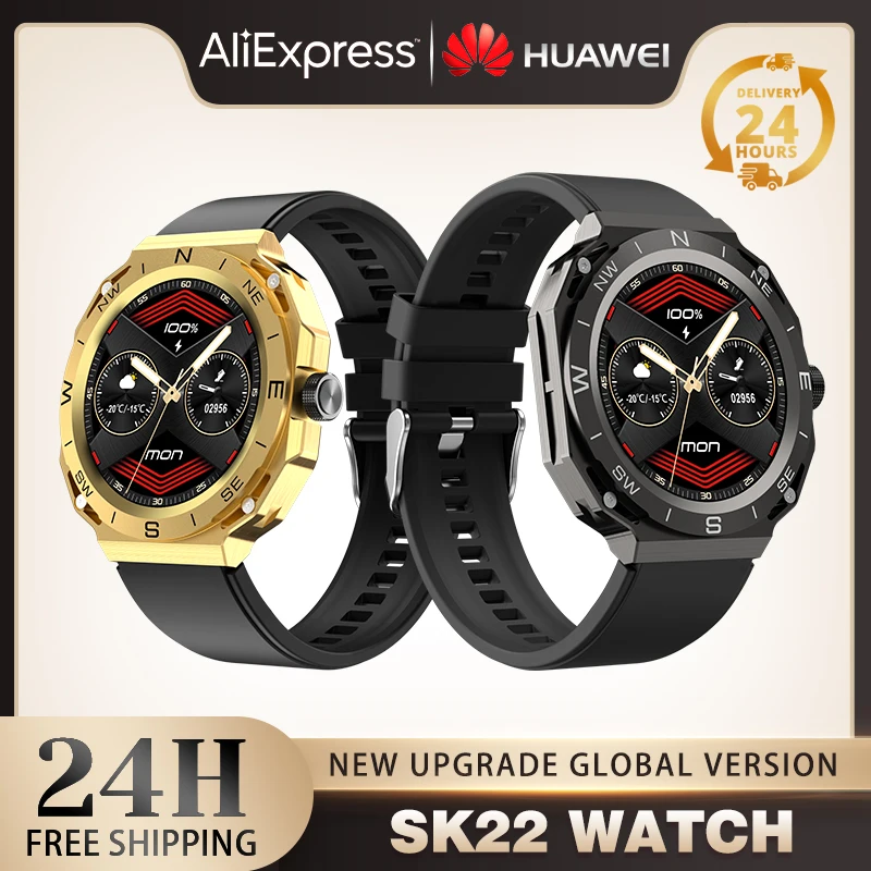 

Huawei SK22 Smartwatch Men Women Fashion Touch Screen Band Reloj Pro Plus Sport Bluetooth Phone Call Series 8 Ultra Smart Watch