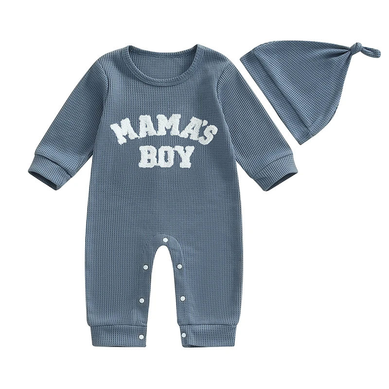 Комбинезон для маленьких мальчиков комбинезон с длинными рукавами и круглым