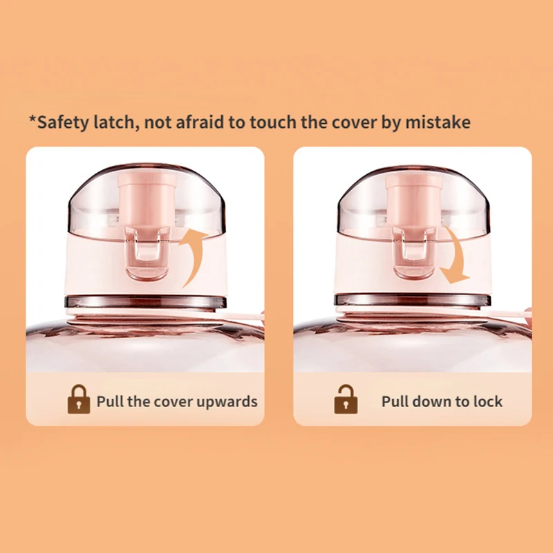 Спортивная бутылка для воды большой емкости без BPA простая и термостойкая