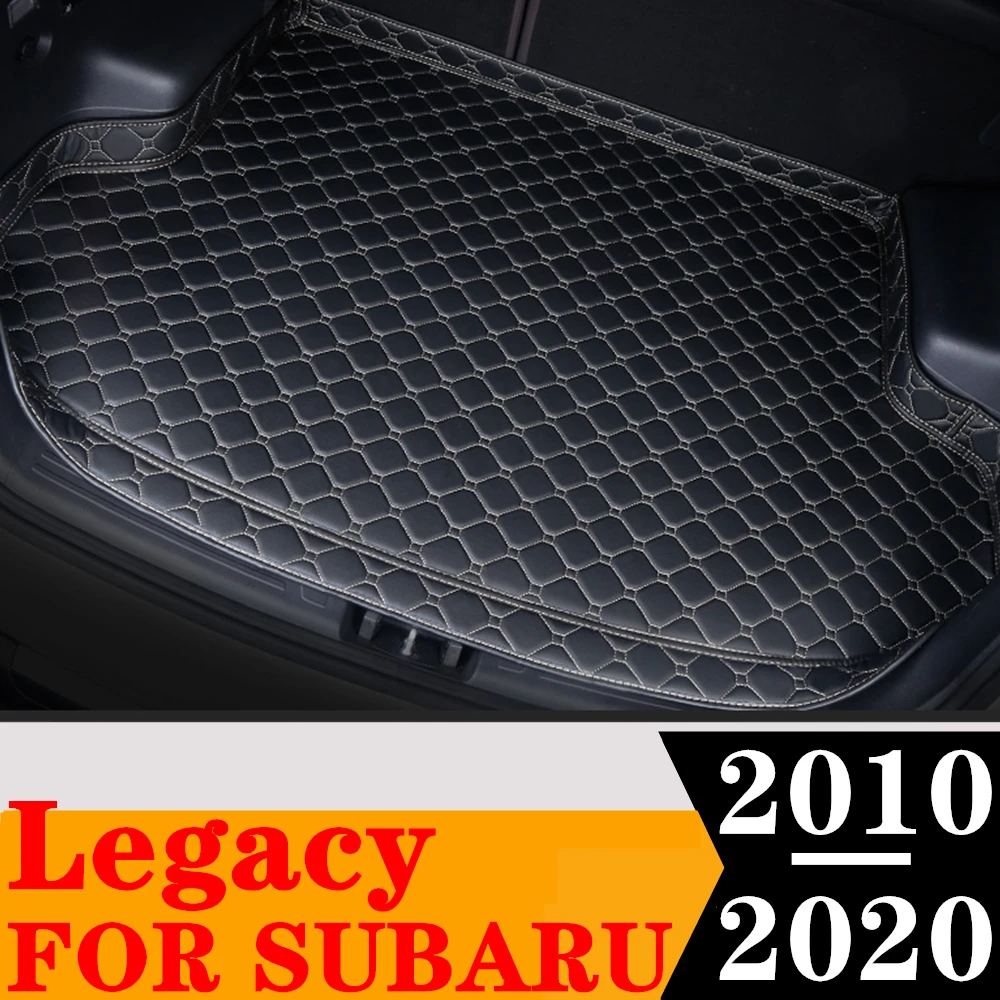 

Автомобильный коврик для багажника Sinjayer, водонепроницаемые коврики для багажника, Высокие боковые задние накладки для груза, подкладка для SUBARU Legacy 2010 11-2020