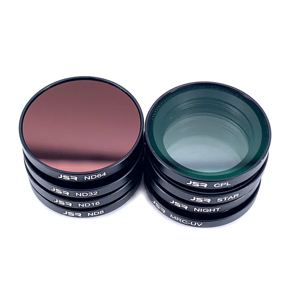 Фото OSMO NANO Glass UV CPL Star Night ND8 ND16 ND32 ND64 ND8PL ND16PL ND32PL ND64PL 1/4 Черная крышка фильтра для объектива тумана для DJI Osmo Nano №5