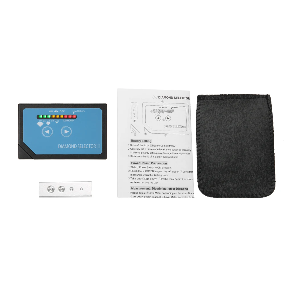 

Practical Portable Jewelry Test Tool Diamond Selector III With LED Indicator Diamond Diamond Diamond Diamond