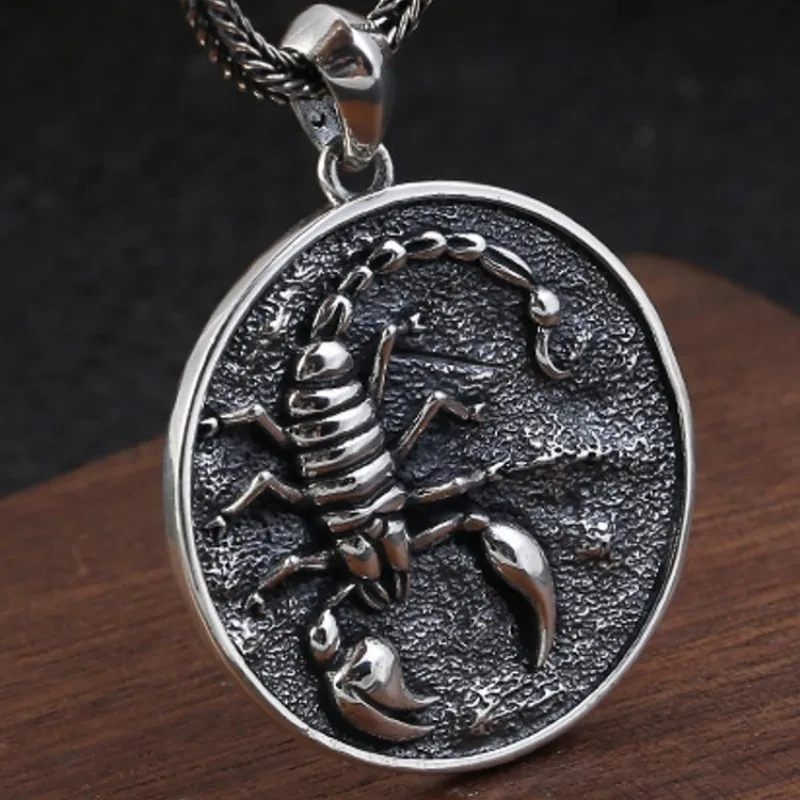 BOCAI S925 Подвески из стерлингового серебра для мужчин и женщин новая мода круглый