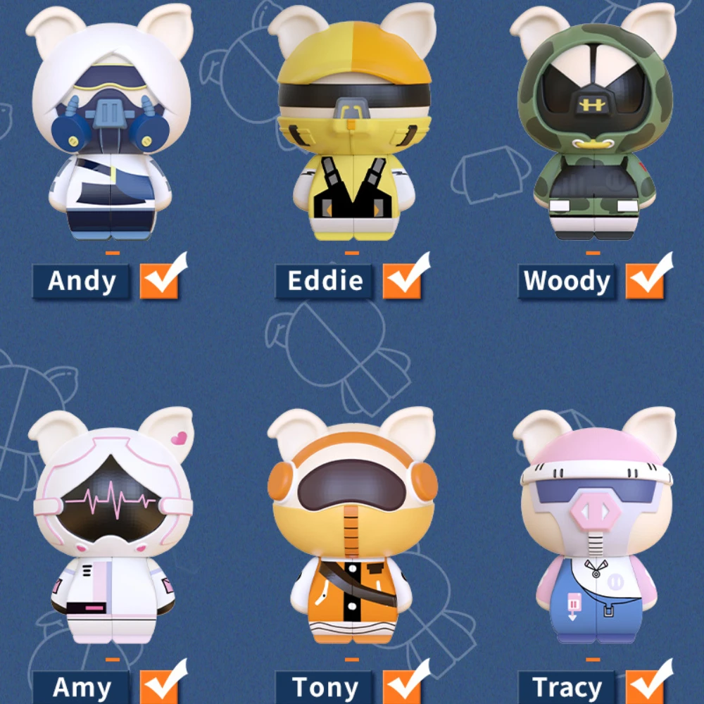 Новый 2x2 кубик свиньи 2x2x2 волшебная свинья детские игрушки 3-12 головоломка для