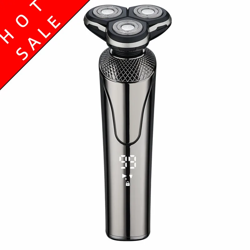 Intelligent High Power Lcd Razor Rechargeable Beard Shaver