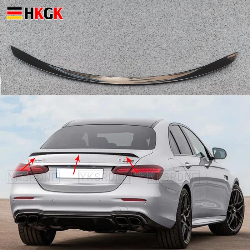 

Спойлер для Mercedes Benz W213 2016 2017 2018 2019-21 E-class E200 E300 E320 E63 высококачественный спойлер из АБС-пластика для заднего крыла автомобиля